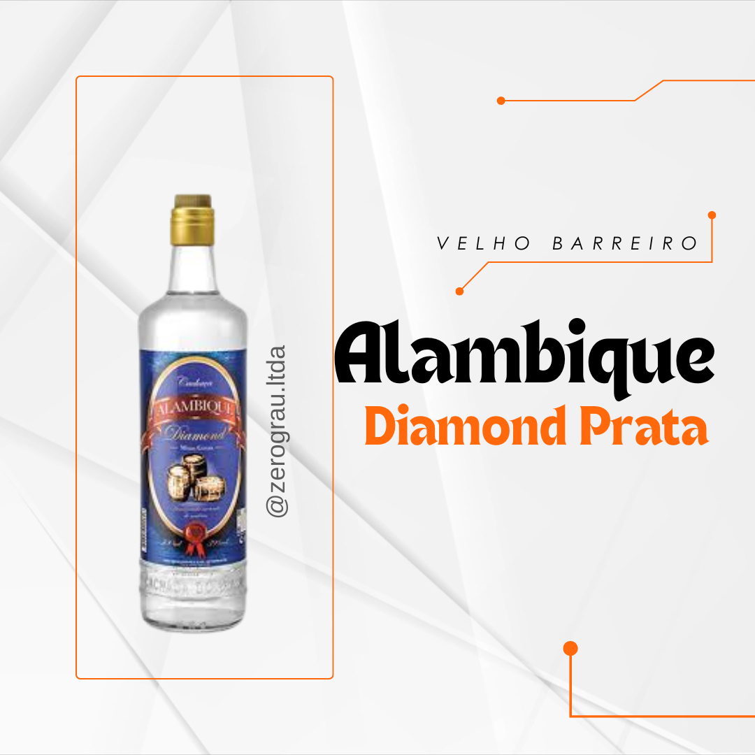 VELHO BARREIRO ALANBIQUE DIAMANT PRATA 700ML