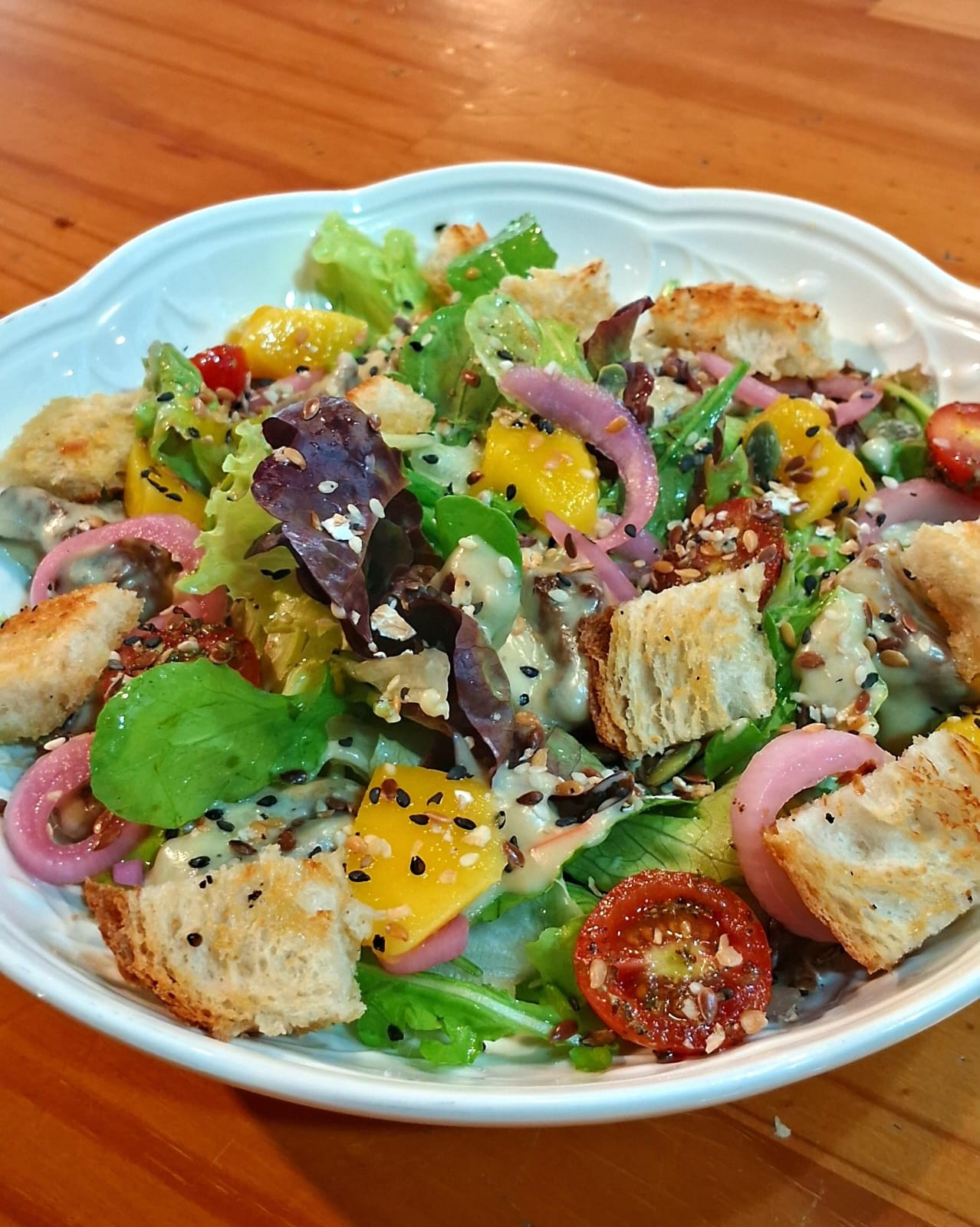 Meia Salada Panzanella 