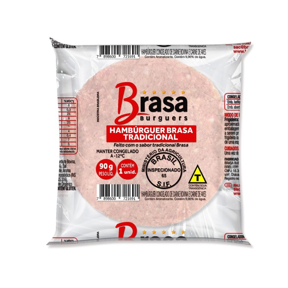 HAMBÚRGUER TRADICIONAL 90G