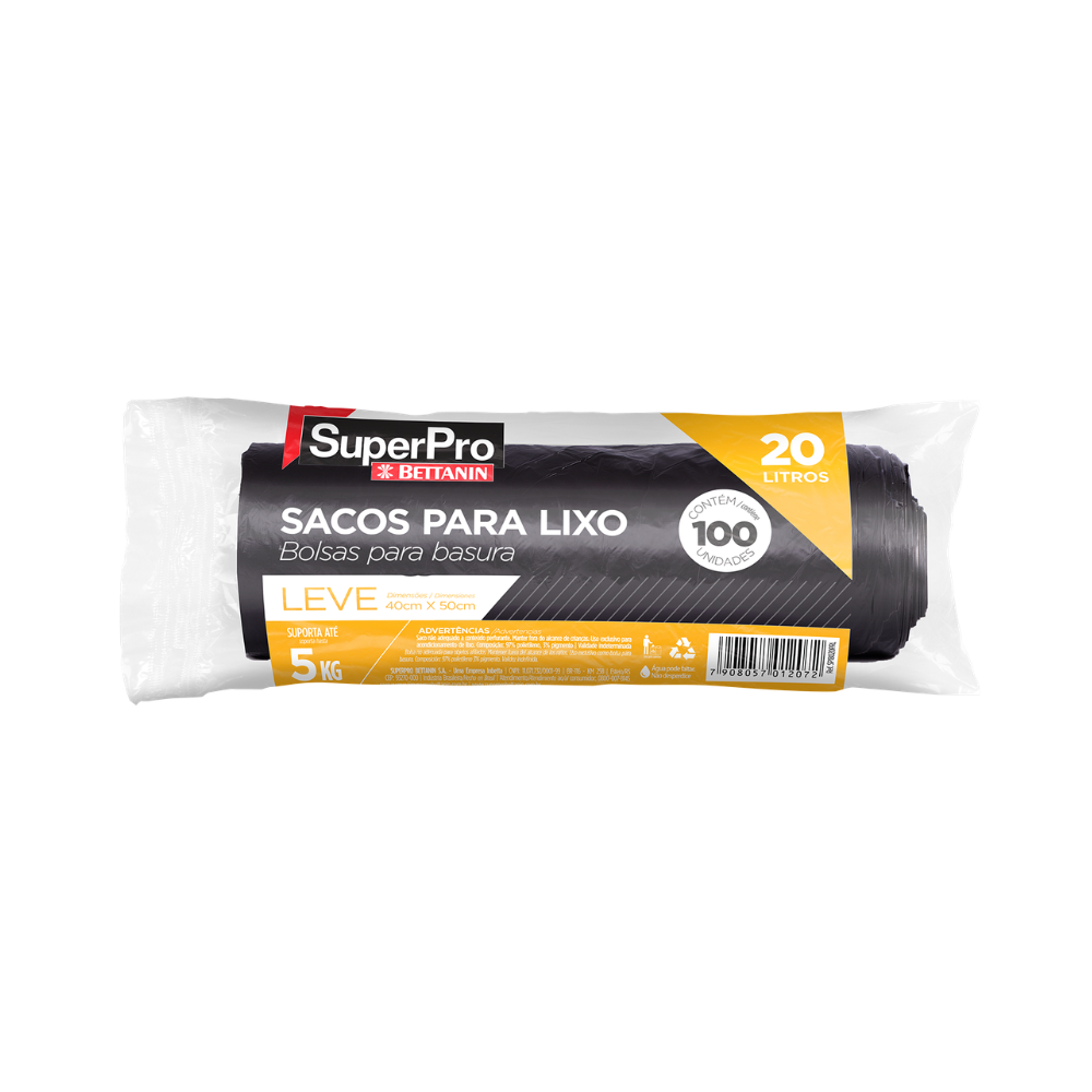 SACO LIXO SUPERPRO 20L/L RL C100