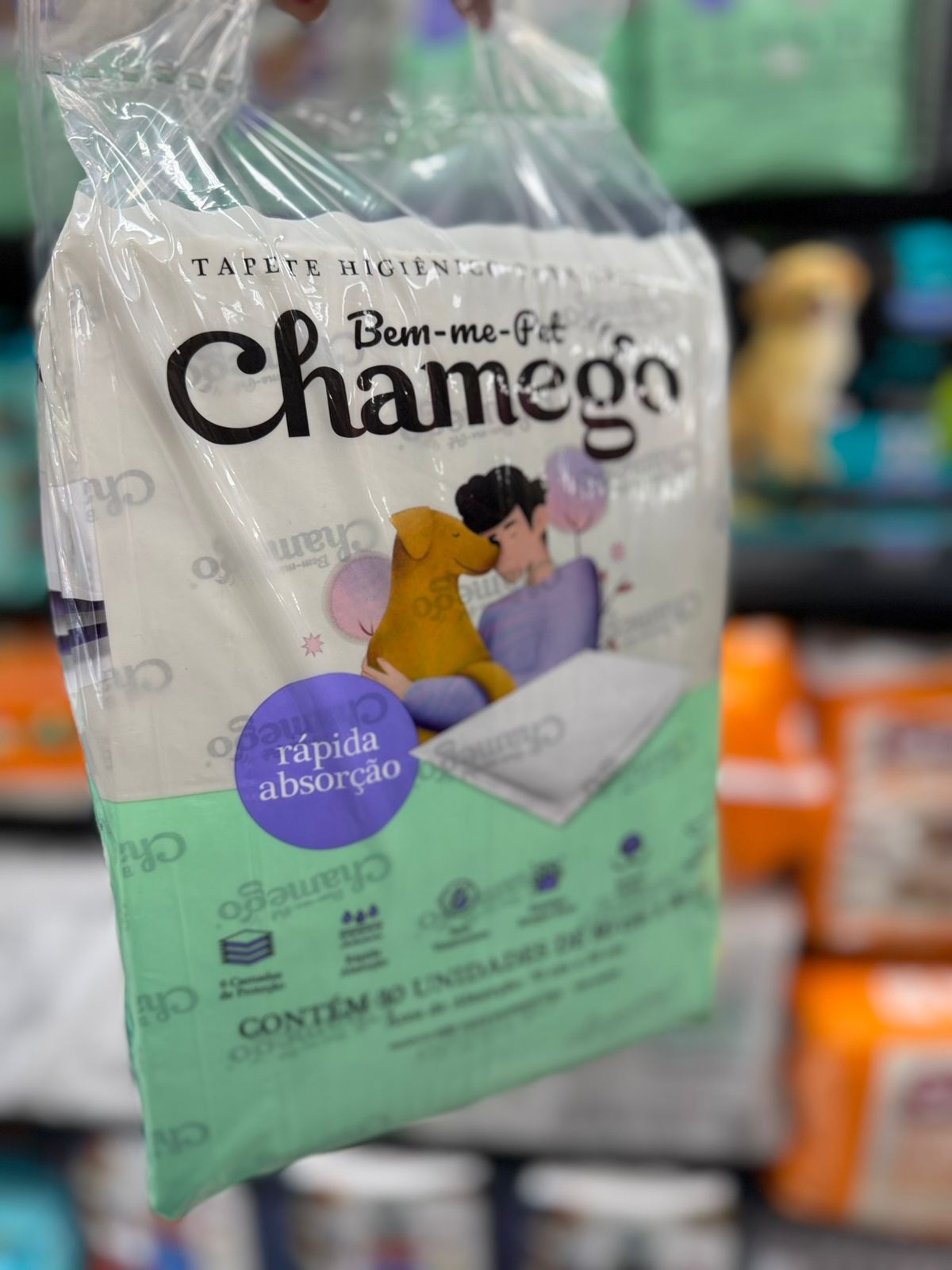 Tapete Higiênico Chamego c/30 80X60