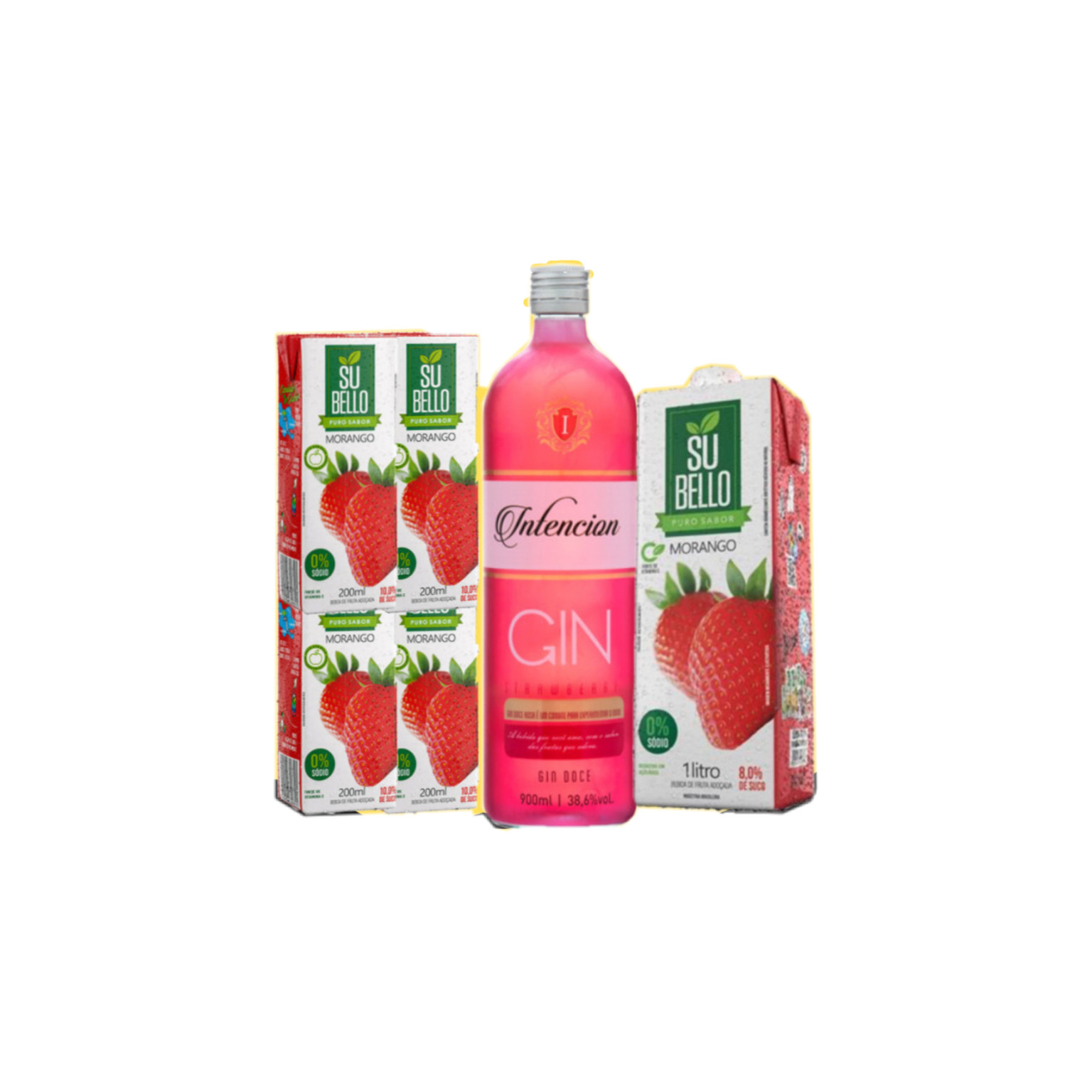COMBO DE GIN INTENCION C/SUCO 