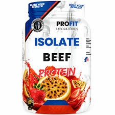 Isolate Beef Protein Morango C Maracu 910gr Profit