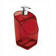 PORTA DETERGENTE ACRILICO VERMELHO
