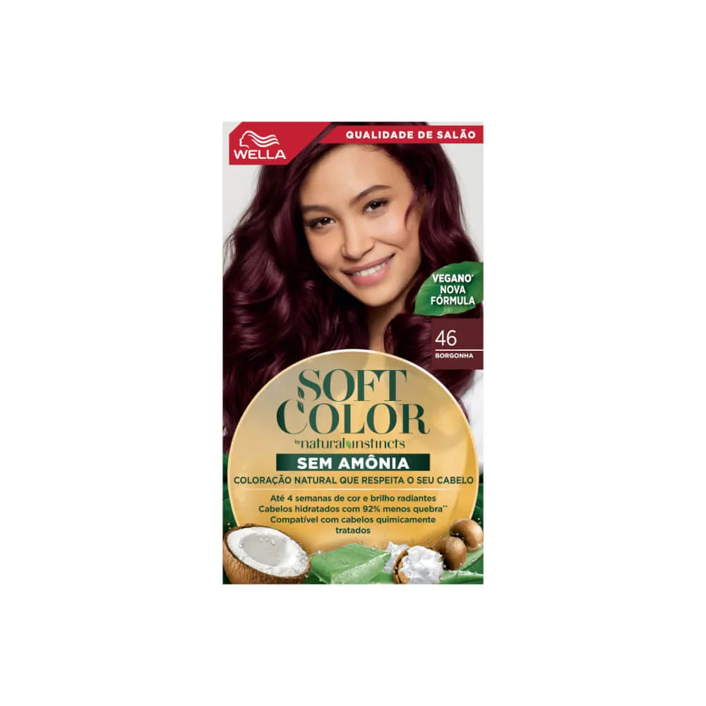 TINTURA COLORAÇÃO CREME SOFT COLOR 46 BORGONHA