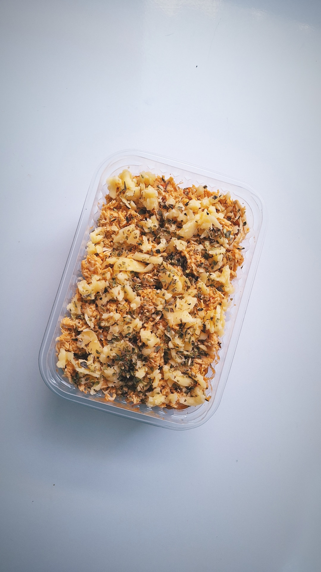 LASANHA DE PALMITO COM FRANGO DESFIADO E QUEIJO 400g