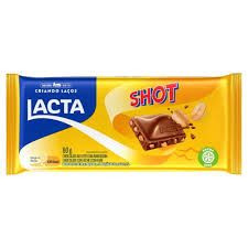 CHOCOLATE BARRA LACTA SHOT 80G
