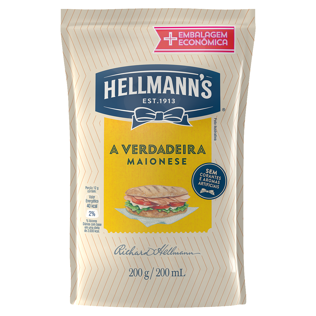 Maionese Hellmanns Sc 200g