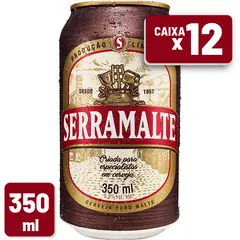 Cerveja Extra Serramalte Lata 350ml  