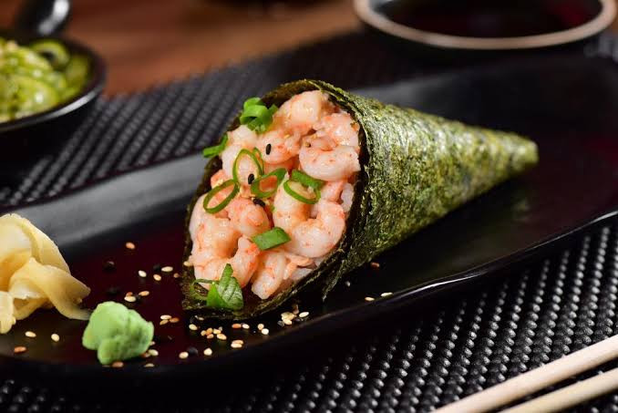 Temaki camarão
