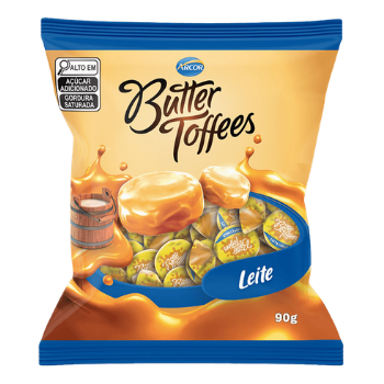 BALA BUTTER TOFFEES LEITE ARCOR 90G