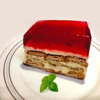 Pavê com Gelatina de Morango
