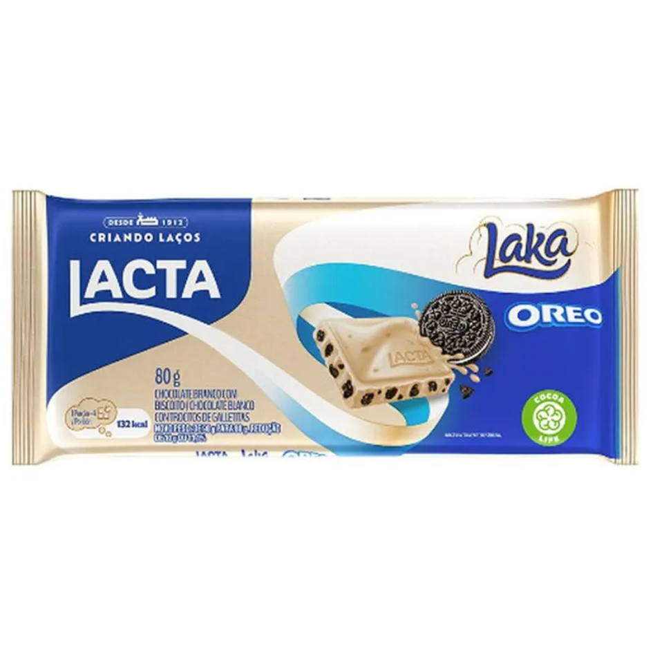 CHOCOLATE TABLETE LACTA LAKA OREO 80G