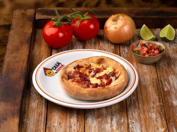 Esfiha de Bacon c/ Queijo