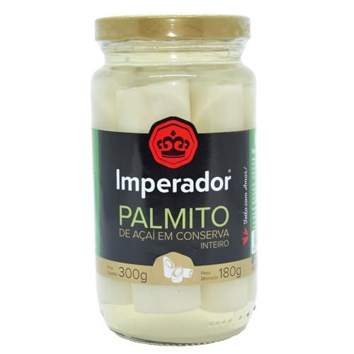 Palmito de Açaí Imperador Inteiro Embalagem 180g