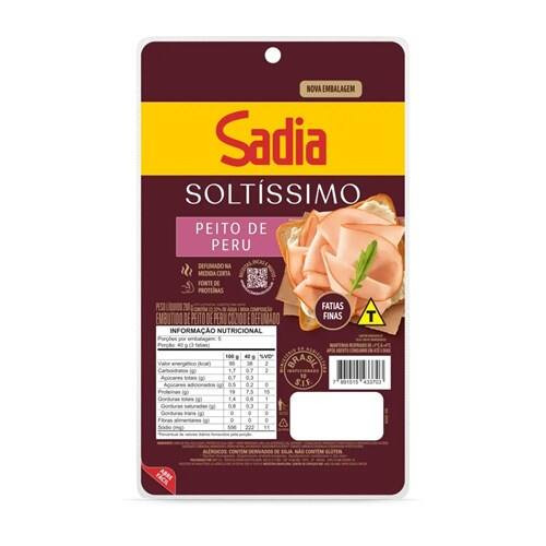 Peito de Peru Fatiado Soltíssimo Sadia 200g