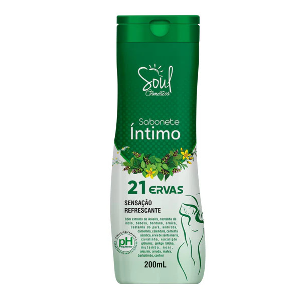 SABONETE INTIMO SOUL 21 ERVAS 200ML