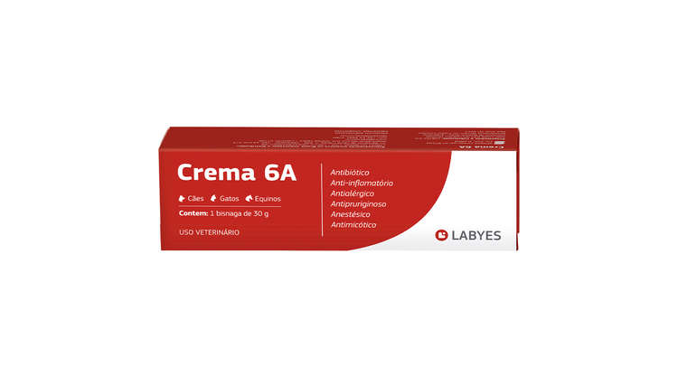Crema 6A pomada antibiótico Labyes15g