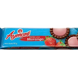 BISCOITO AYMORE MORANGO 90G