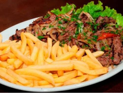 CONTRA FILET COM FRITAS