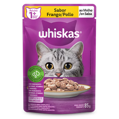 Sache Whiskas Adulto Frango 85g