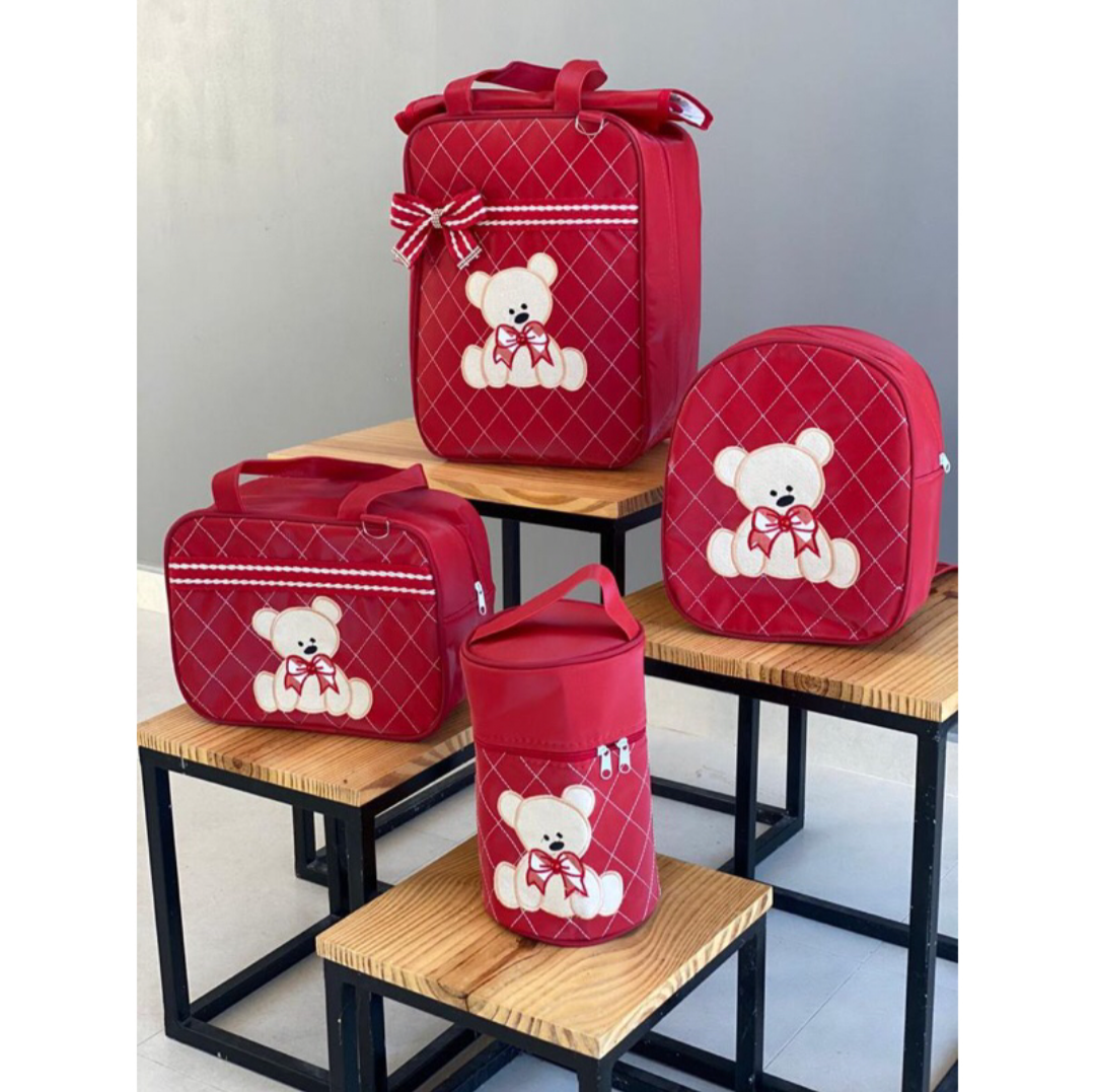 Kit Bolsa Ursinho - 4 Peças 