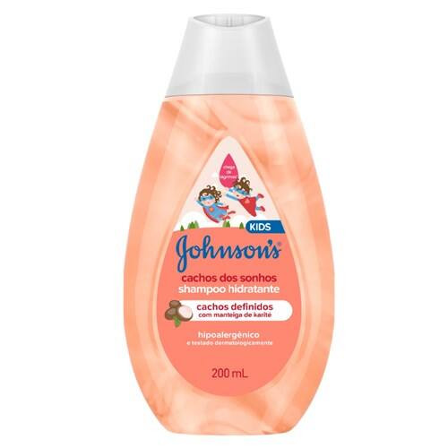 Shampoo Infantil para Cabelos Cacheados Cachos Dos Sonhos Johnson's 200ml