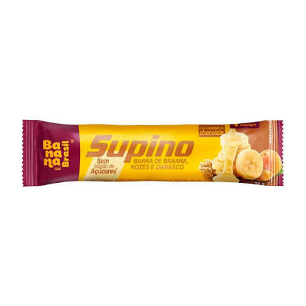 Barra Supino Zero Banana Nozes Damasco 24g
