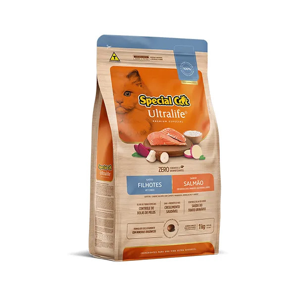 Special Cat Ultralife Gato Filhotes Salmão 1kg