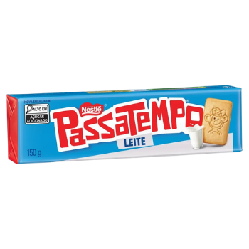 BISC PASSATEMPO BICHOS LEITE 150G