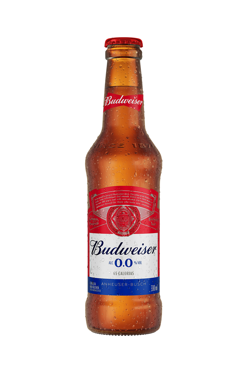 Budweiser 0,0% Alcóol 330ml 