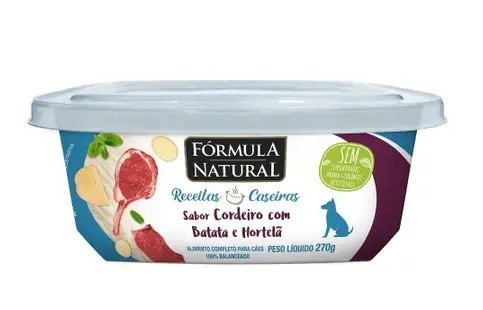 Formula Natural Receitas Caseiras Cordeiro 270g