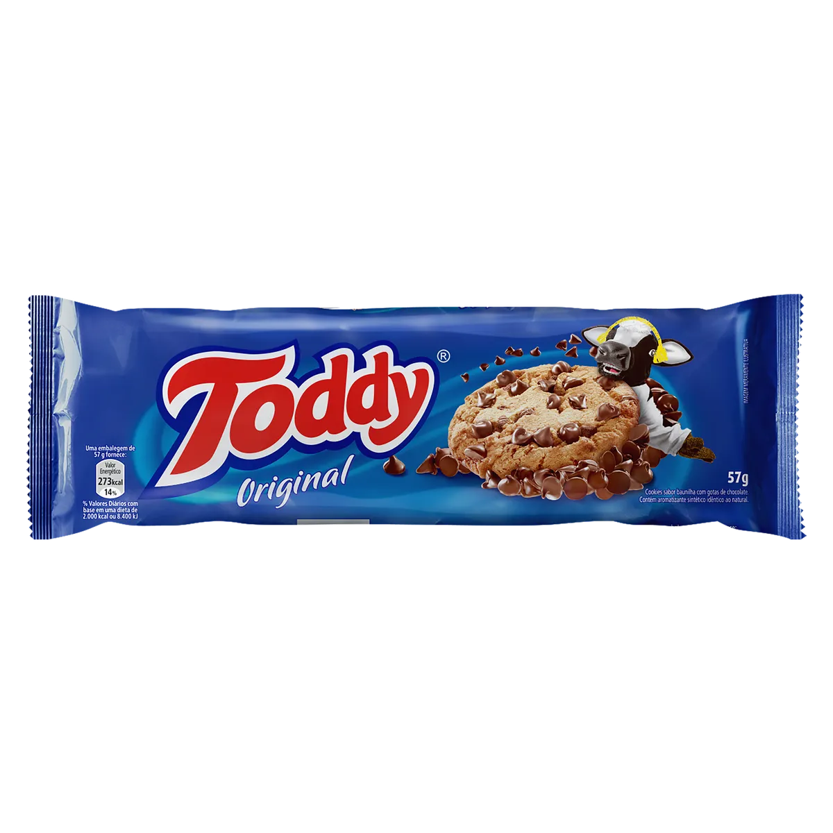 Biscoito Toddy Cookies 57g Original Baun/G.Choc