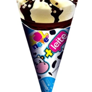 CONE MAIS LEITE TRUFADO