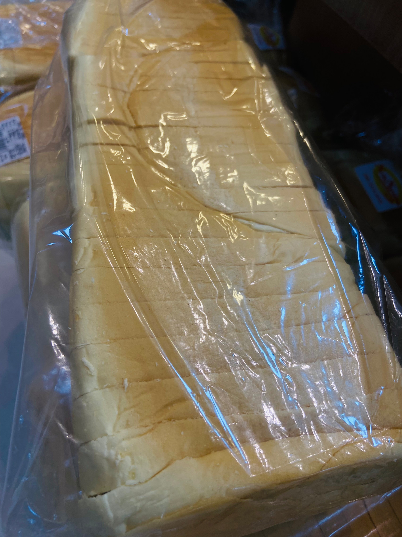 Pão de forma pacote pequeno 