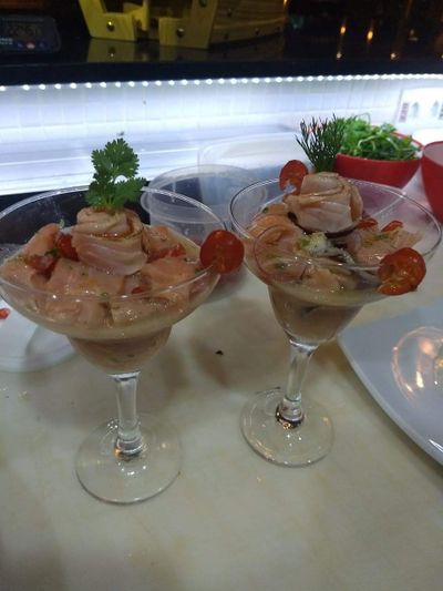 CEVICHE DE SALMÃO