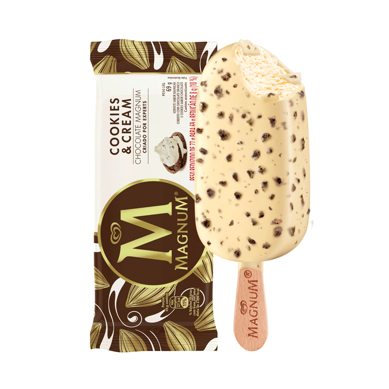 Picolé - Magnum Cookies Cream 