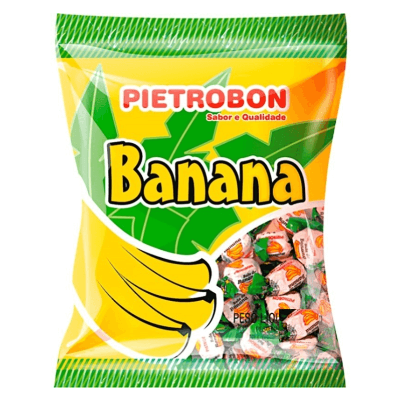 BALA DE BANANA PIETROBON 150G