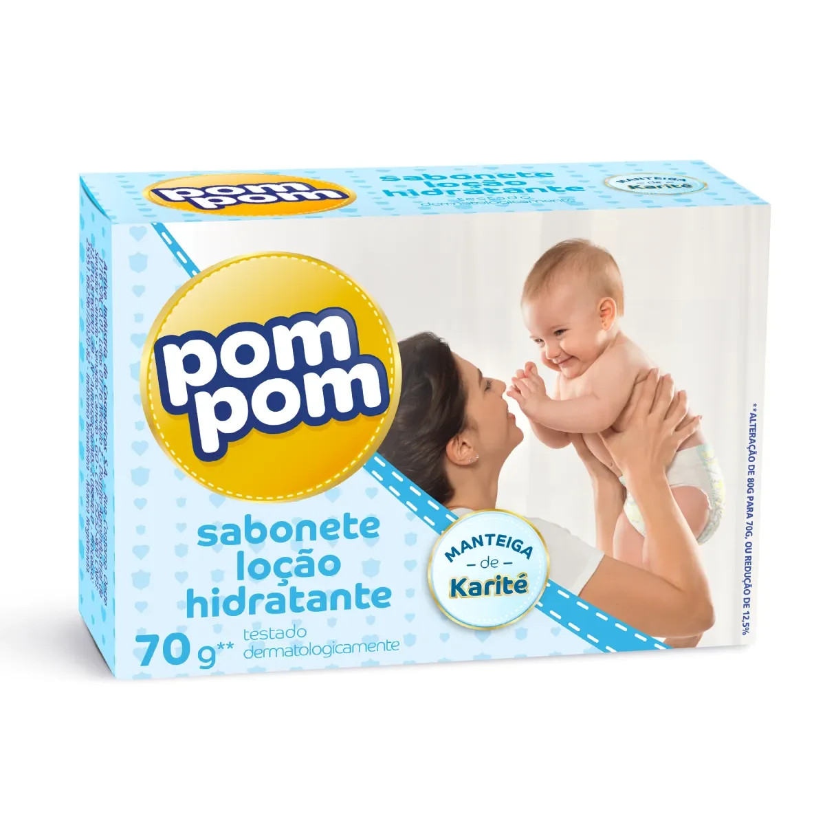 Sabonete em Barra Pom Pom Loção Hidratante – 70g