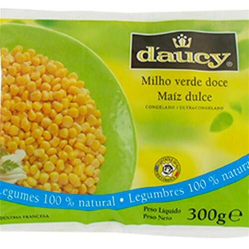 Milho Verde Doce Congelado D'aucy Pacote 300g