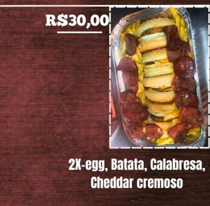 COMBO CASAL - 02 X EGG, BATATA, CALABRESA E CHEDDAR