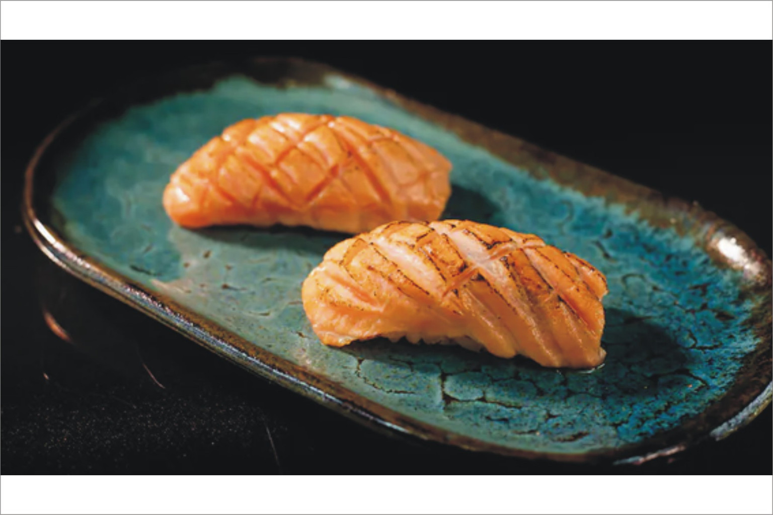 NIGIRI SALMÃO MAÇARICADO - 6 PEÇAS