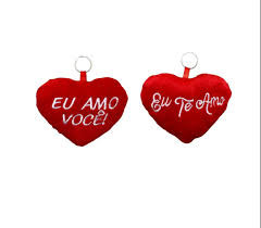 BRINQUEDO CHAVEIRO PELÚCIA CORAÇÃO 