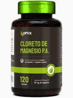  Cloreto Magnesio P.A Omix 120 Caps 