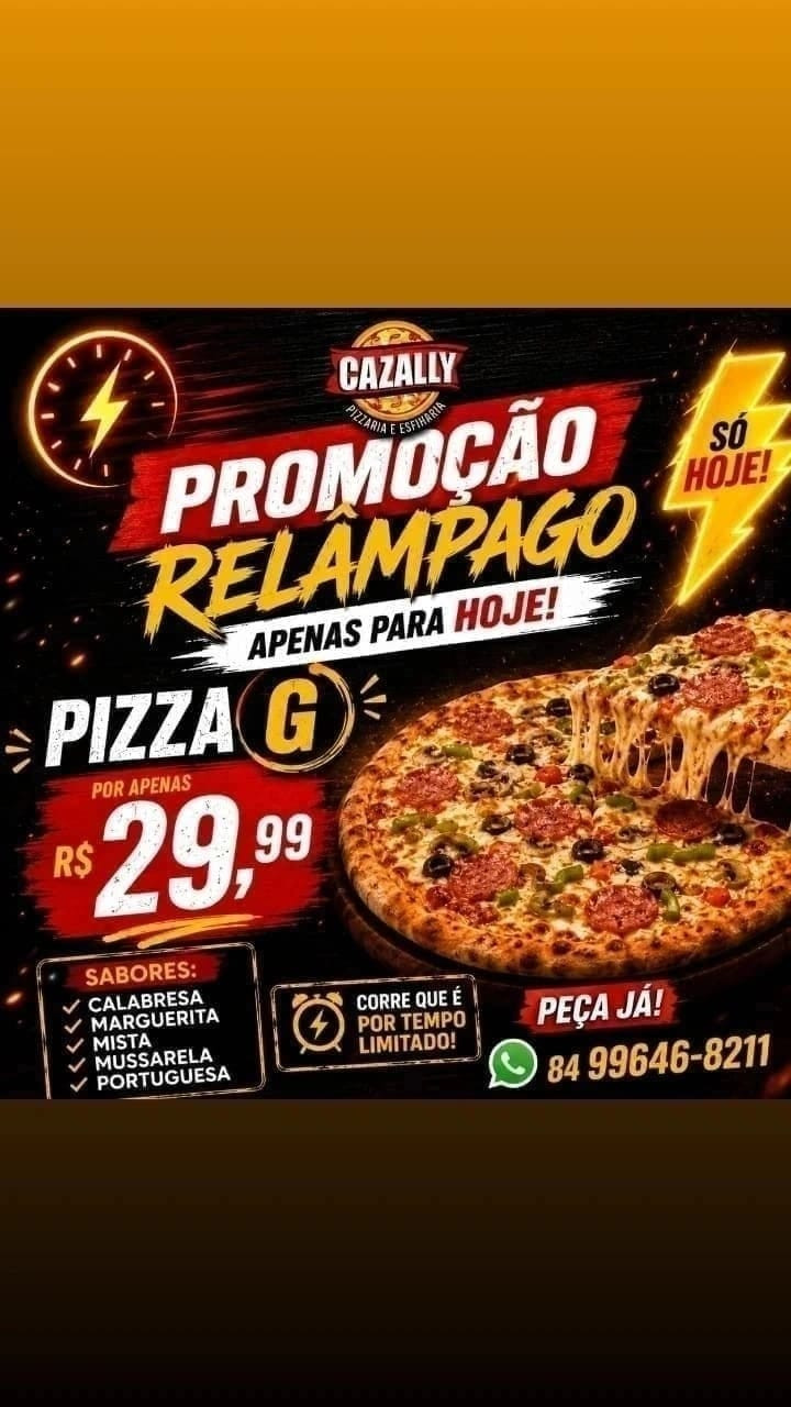 Pizza Promocional (8 fatias)