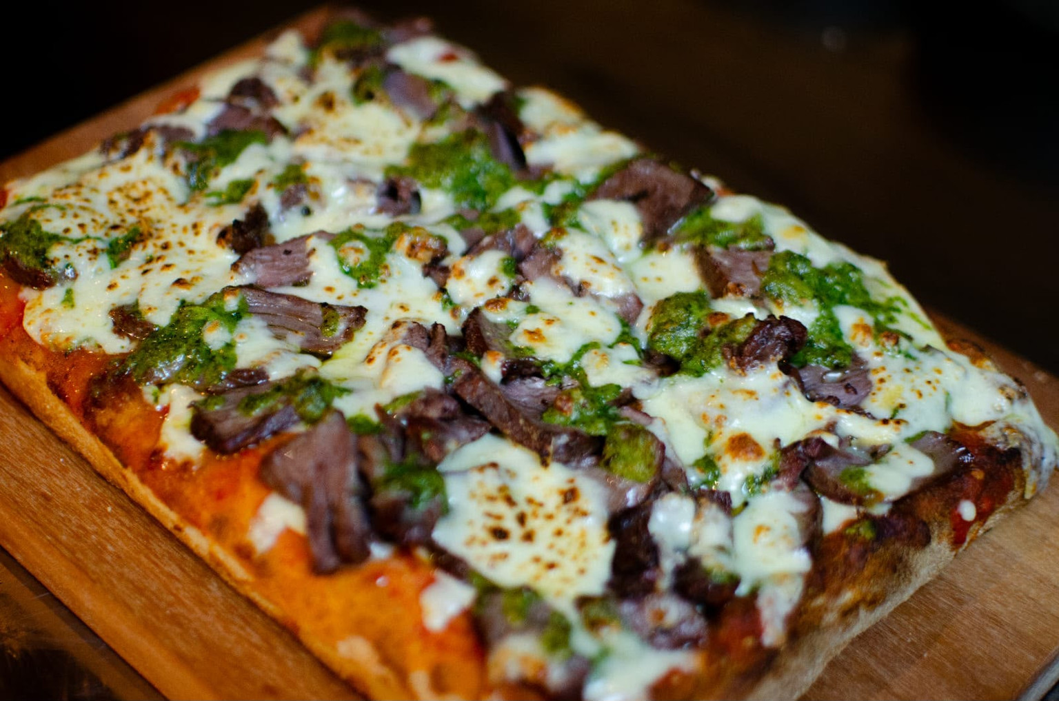 1/2 Pizza Filetto Con Pesto