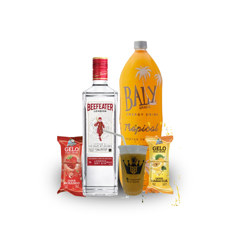 combo gin beefeater 750ml 6 gelos 