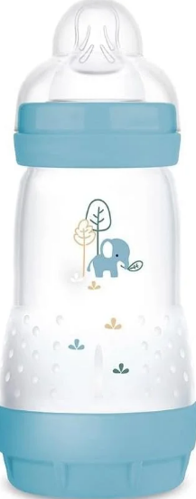 Mamadeira MAM - Azul/Elefante