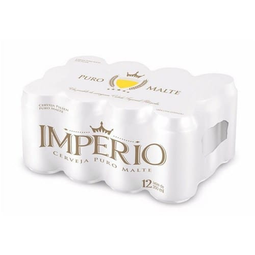 Cerveja Puro Malte Império 350ml Caixa com 12un