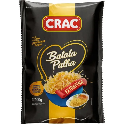 Batata Palha Crac 90g Extra Fina